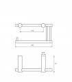 Porte rouleau Bidox Porte rouleau Bidox
