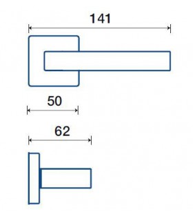 Poignée béquille de porte ou fenêtre ALFA - Frascio