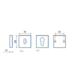 Poignée béquille de porte ou fenêtre ALFA - Frascio