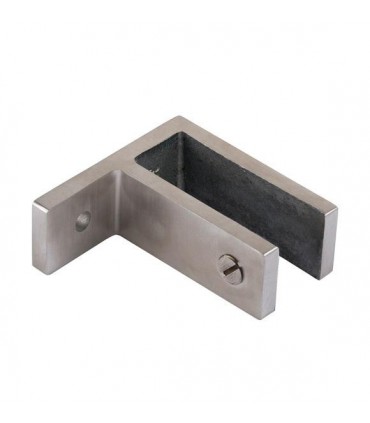 Raidisseur mur verre à 90° pour garde-corps en verre