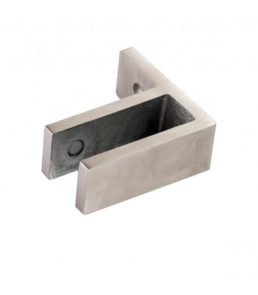 Raidisseur mur verre à 90° pour garde-corps en verre