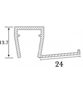 Joint d'étanchéité bas de porte lèvre déportée série S.5720 Joint d'étanchéité bas de porte lèvre déportée série S.5720