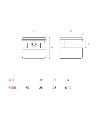 Console support étagère RM08