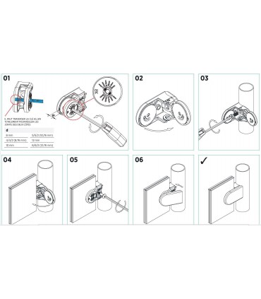 Notice montage pince a verre Kronos 