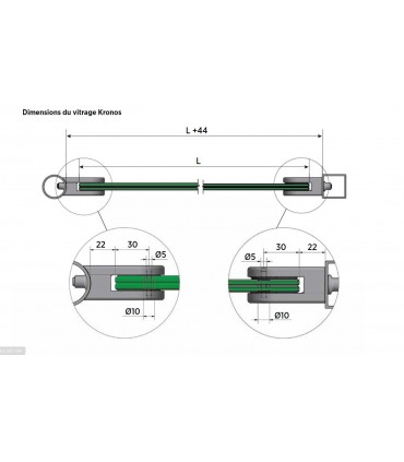 Kronos détail pour vitrage