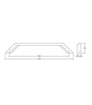 Poignée de meuble série Feltre 0451 par Viefe