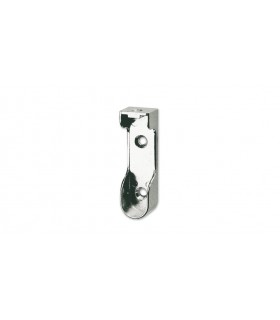 Embase chromé brillant pour tube ovale de 30 x 15 mm Embase chromé brillant pour tube ovale de 30 x 15 mm