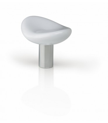 Poignée bouton série Champ blanc