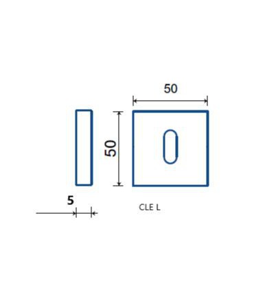 Poignée de porte et fenêtre modèle RAKE QT - Frascio