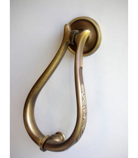 Forge Poign/ée de porte Style antique Finition mate Noir 110 mm