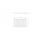 Porte savon design rectangle Slim Black série Porte savon design rectangle Slim Black série