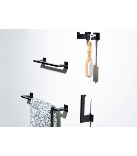 Porte serviette mural SLIM BLACK Série Porte serviette mural SLIM BLACK Série