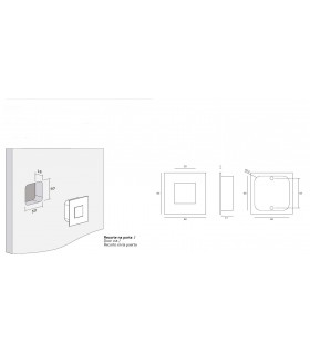 Poignée cuvette série Open Closed détails techniques