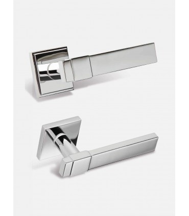 Poignée béquille sur rosace série NONNA de Groël