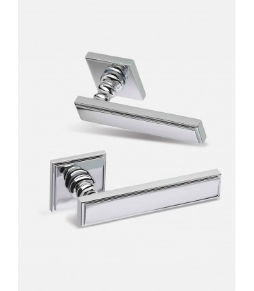 Poignée béquille sur rosace série MALIKA de Groël