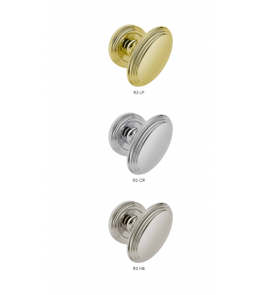 Poignée bouton sur rosace série ELISABETH de Groël