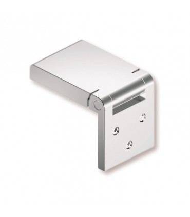 Charnière au ras acier inoxydable 190° dim.45/30 mm