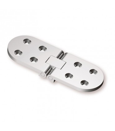 Charnière au ras acier inoxydable 90° dim.100/36 mm