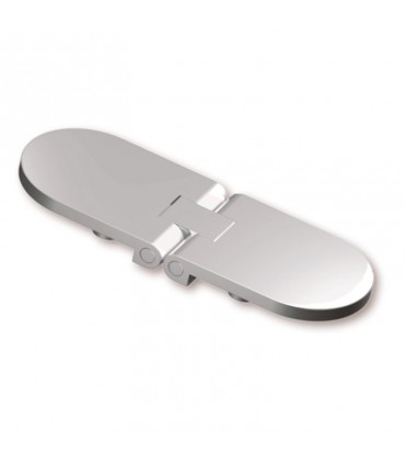 Charnière au ras acier inoxydable 90° dim.100/36 mm