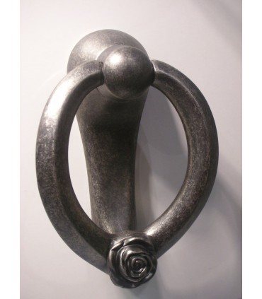 Heurtoir de porte série Rose gris antique