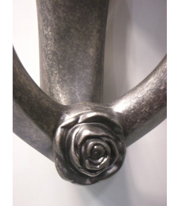 Heurtoir de porte série Rose gris antique