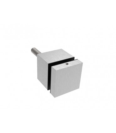 Fixation ponctuelle forme carrée pour volume en verre