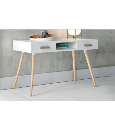 Pied incliné conique en bois ambiance nordic