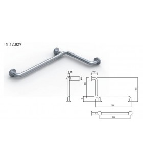 Barre de maintien 600 x 400 mm Barre de maintien 600 x 400 mm