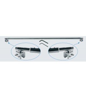 Raidisseur cloison de douche verre/verre Raidisseur cloison de douche verre/verre