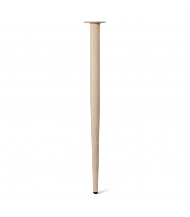 Pied incliné ou droit forme conique en acier