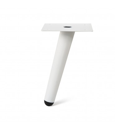 Pied incliné ou droit forme conique en acier