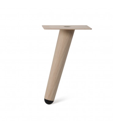 Pied incliné ou droit forme conique en acier