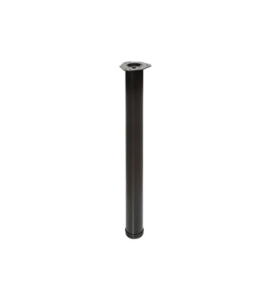 Pied acier forme tubulaire 60 mm pour table ou mange debout