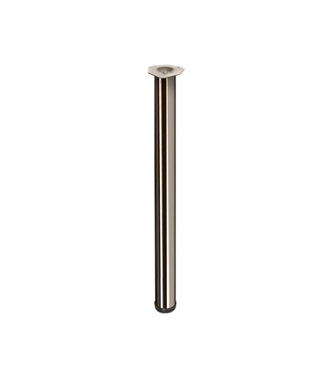 Pied acier forme tubulaire 60 mm pour table ou mange debout