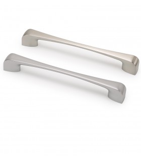 Poignée proflat finition chromé mat et nickel brossé