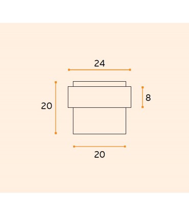 Butée de porte Band-P en bronze