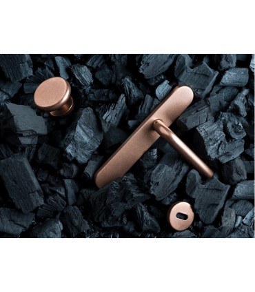 Paire de poignée bouton plat en bronze série BZ.00.099