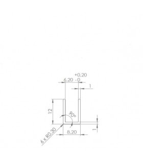 Pour verre de 6 mm Pour verre de 6 mm