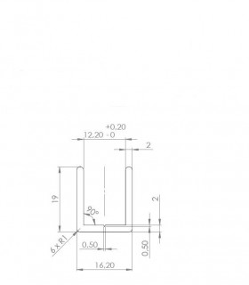 pour verre de 12 mm pour verre de 12 mm