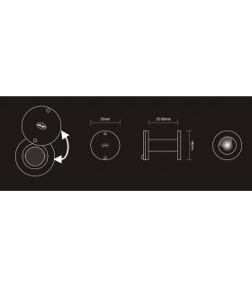 Judas de porte Inox Judas de porte Inox