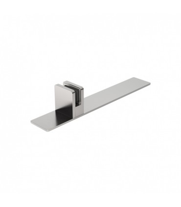 Support déporté pour panneau pare-haleine en verre ou plexiglass d'épaisseur 6 à 10 mm