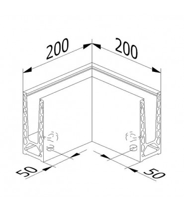 Angle 90° pour Profil TL-6020