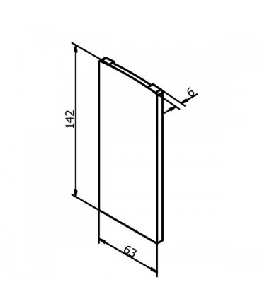 Embout d'extrémité pour Profil TL-6020