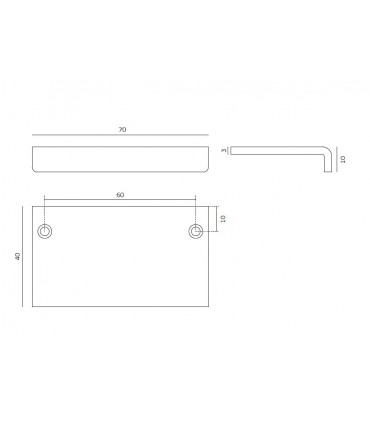Poignée tirette Titanium Gold, black ou cooper