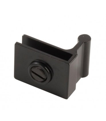 Poignée tirette D12 pour porte en verre épaisseur maxi 6 mm