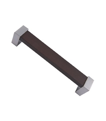 Poignée zamak et hêtre naturel, miel ou wengué