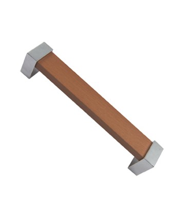 Poignée zamak et hêtre naturel, miel ou wengué