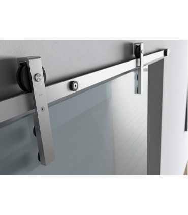 Kit Charriot System pour porte coulissante en verre