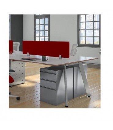 Pince support cavalier double pour panneau pare-haleine d'épaisseur 4 à 8 mm