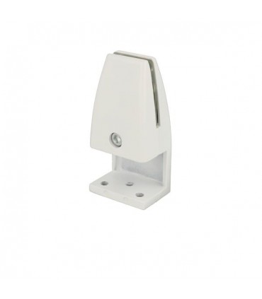 Pince support cavalier simple pour panneau pare-haleine d'épaisseur 4 à 8 mm